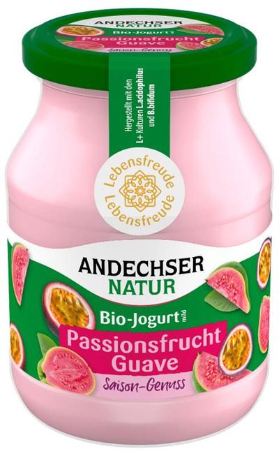 Produktfoto zu Andechser - Joghurt Passionsfrucht-Guave, 3,8% - 500g