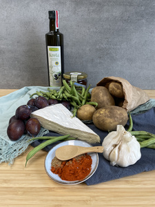 Topinambur Puffer mit Porree und Sellerie 