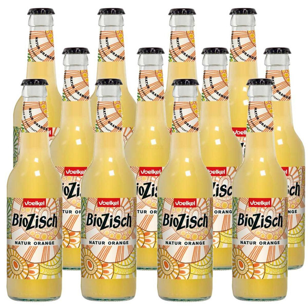Produktfoto zu Voelkel - Bio Zisch Natur Orange - 12 x 0,33l