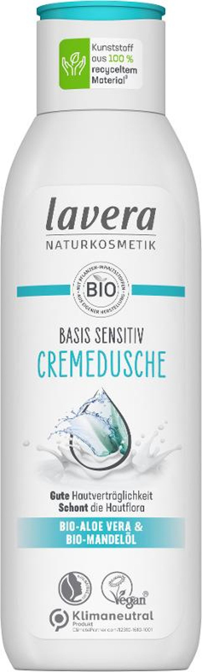 Produktfoto zu Lavera - basis sensitiv Cremedusche - 250ml