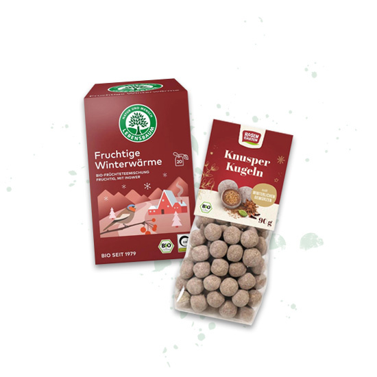 Adventskalender Tür 8: Knusperkugeln und Winterwärme-Tee