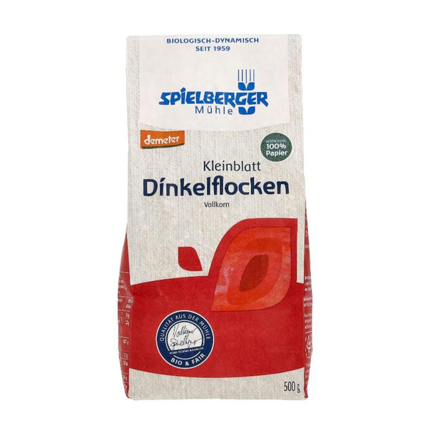 Produktfoto zu Spielberger - Dinkelflocken Kleinblatt - 500g