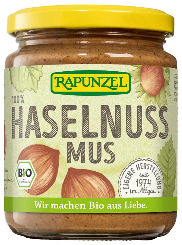 Produktfoto zu Rapunzel - Haselnussmus - 250g