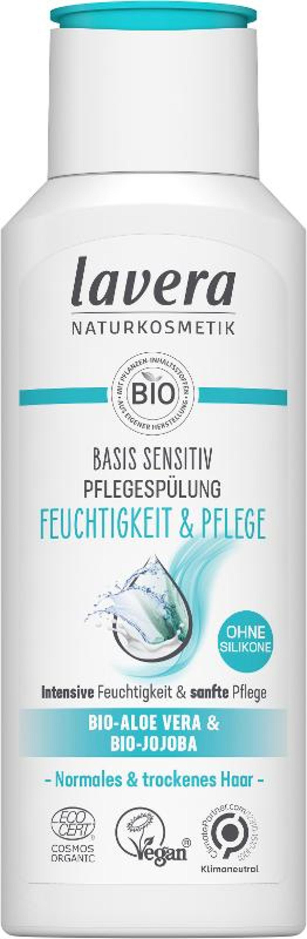 Produktfoto zu Lavera - Feuchtigkeit Pflege Haarspülung - 200ml
