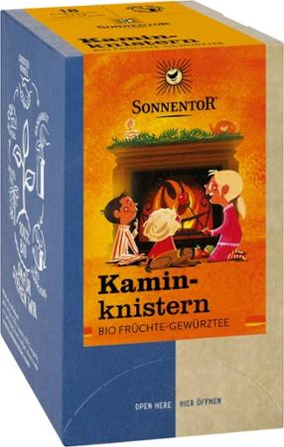 Produktfoto zu Sonnentor Kaminknistern Früchtetee - 18 x 45g