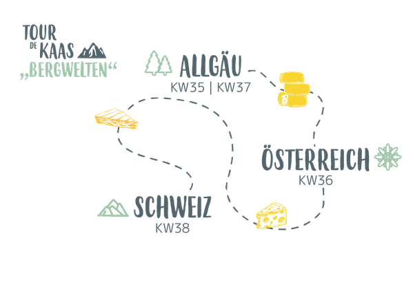 Tour de Kaas Etappen