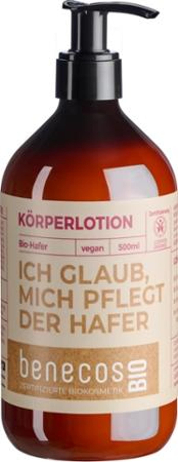 Produktfoto zu Benecos - Körperlotion Hafer ICH GLAUB MICH PFLEGT DER HAFER - 500 ml