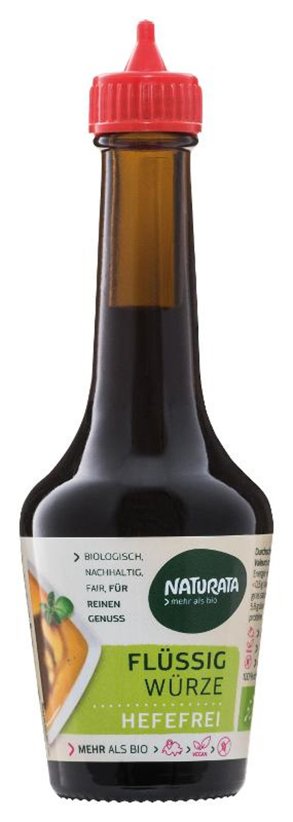 Produktfoto zu Naturata - Flüssigwürze Flasche, hefefrei - 90ml