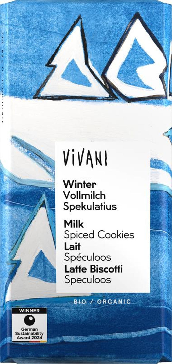 Produktfoto zu Vivani - Winterschokolade Spekulatius - 100g