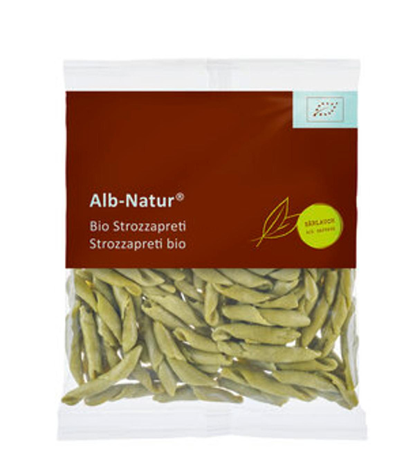 Produktfoto zu Alb-Natur - Strozzapreti Bärlauch - 400g