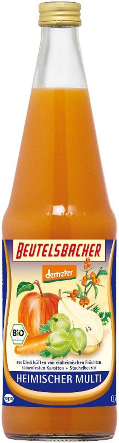 Produktfoto zu Beutelsbacher - Heimischer Multi Saft - 0,7l