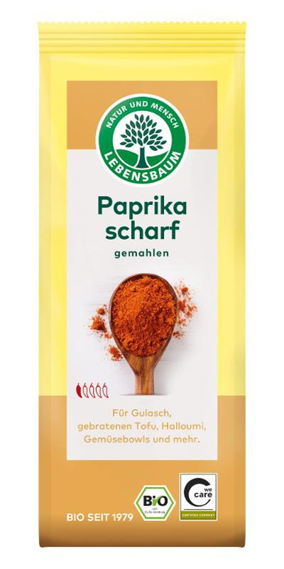 Produktfoto zu Lebensbaum - Paprika, scharf - 50g