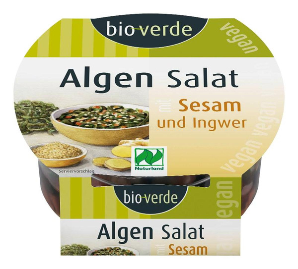 Produktfoto zu bio-verde - Algen-Salat mit Sesam & Ingwer - 100g
