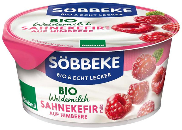 Produktfoto zu Söbbeke - Sahne Kefir Himbeere - 150g