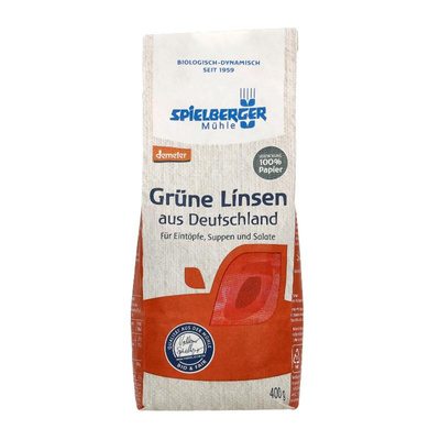 Produktfoto zu Spielberger - Grüne Linsen aus Deutschland - 400g