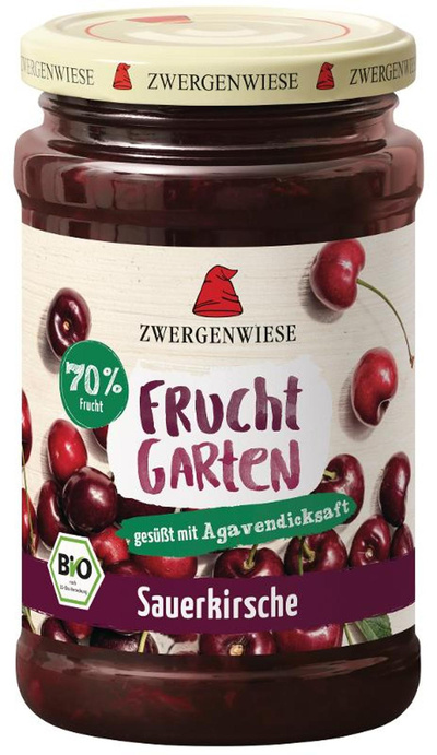 Produktfoto zu Zwergenwiese - Sauerkirsche Fruchtgarten - 225g