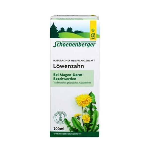 Produktfoto zu Schoenenberger Löwenzahn-Saft - 200ml