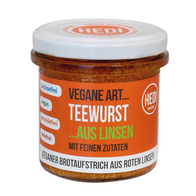 Produktfoto zu HEDI - Vegane Art Teewurst - 140g