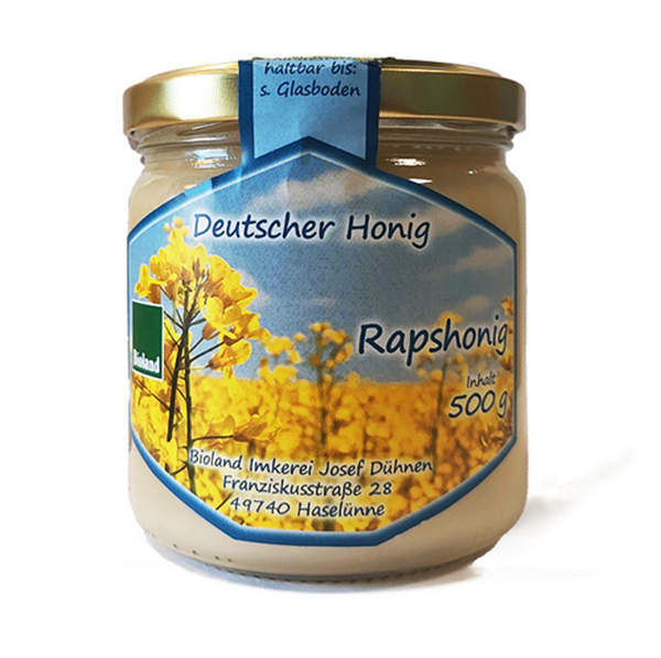 Produktfoto zu Imkerei Josef Dühnen - Rapshonig - 500g