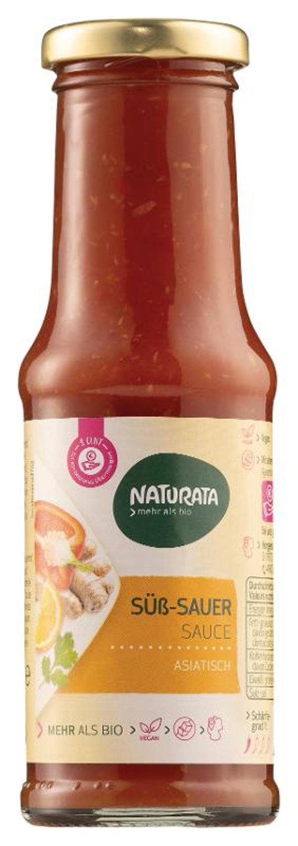 Produktfoto zu Naturata - Süß Sauer Sauce - 210ml