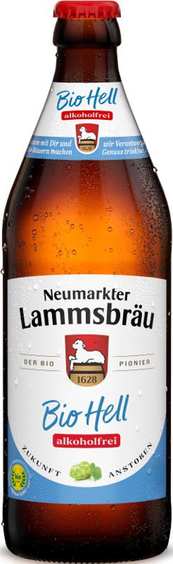 Produktfoto zu Lammsbräu - Hell alkoholfrei - 0,5l