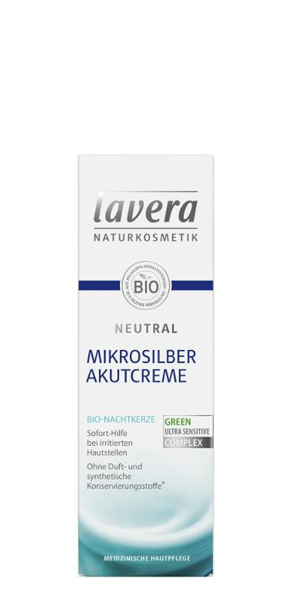 Produktfoto zu Lavera - Neutral Mikrosilber Akutcreme - 75ml