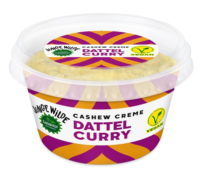 Produktfoto zu Grünhof - Cashew Creme - Dattel Curry - 150g