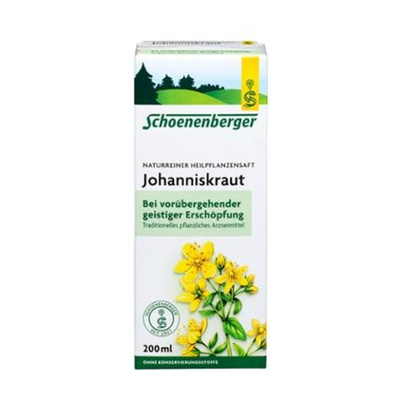 Produktfoto zu Schoenenberger Johanniskraut-Saft - 200ml
