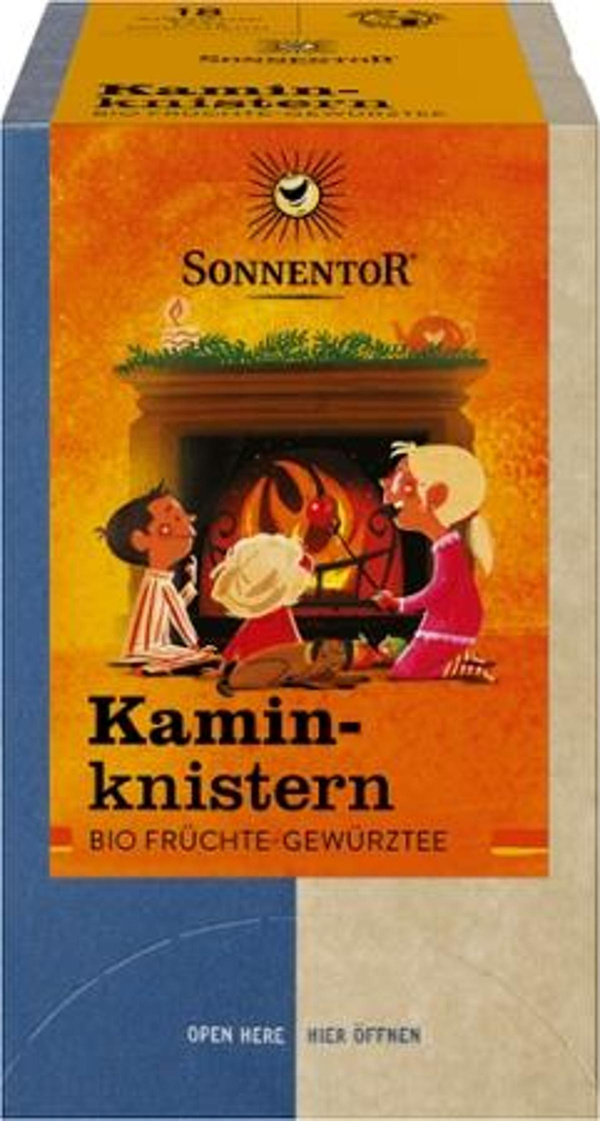 Produktfoto zu Sonnentor Kaminknistern Früchtetee - 18 x 45g