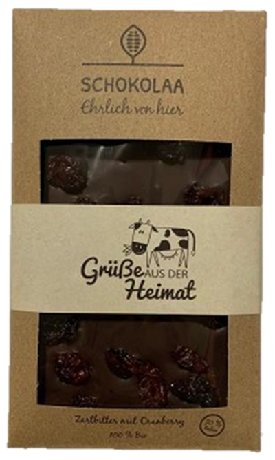 Produktfoto zu Schokolaa - Grüße aus der Heimat - 100g