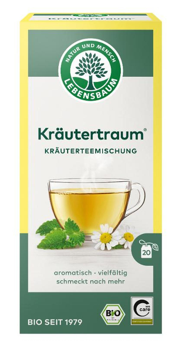 Produktfoto zu Lebensbaum - Kräutertee Kräutertraum - 20 x 1,5g