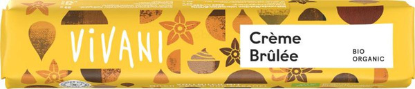 Produktfoto zu Vivani Crème Brûlée Riegel - 40g