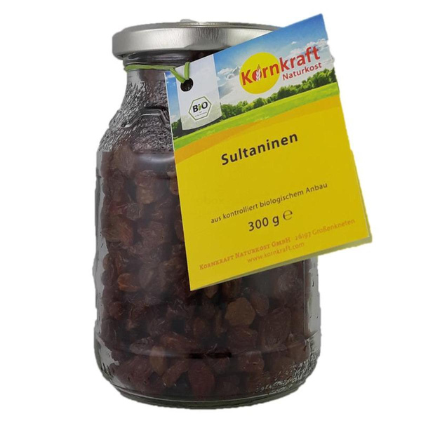 Produktfoto zu Kornkraft - Sultaninen im Mehrwegglas - 300g