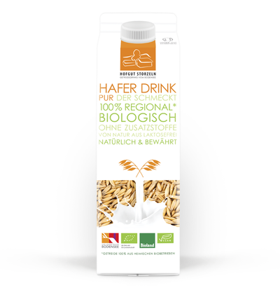 Produktfoto zu Hofgut Storzeln - Haferdrink Natur Pur - 1l