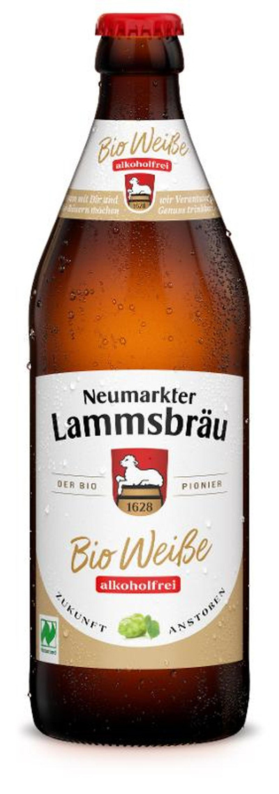 Produktfoto zu Lammsbräu - Weiße alkoholfrei - 0,5l