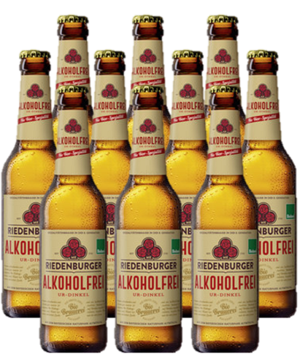 Produktfoto zu Riedenburger - Dinkelbier Alkoholfrei - 10 x 0,33l