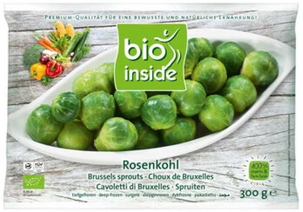 Produktfoto zu bio inside - Rosenkohl, tiefgekühlt - 300g