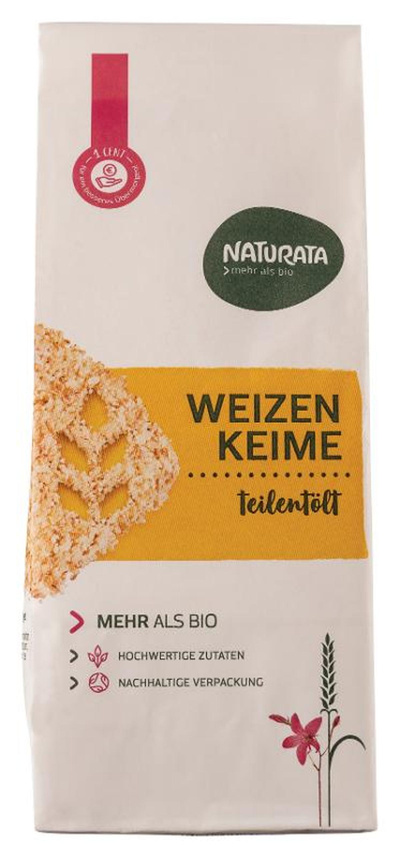 Produktfoto zu Naturata - Weizenkeime teilentölt - 200g