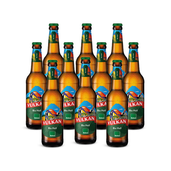 Produktfoto zu Vulkan - Hell - 10 x 0,33l