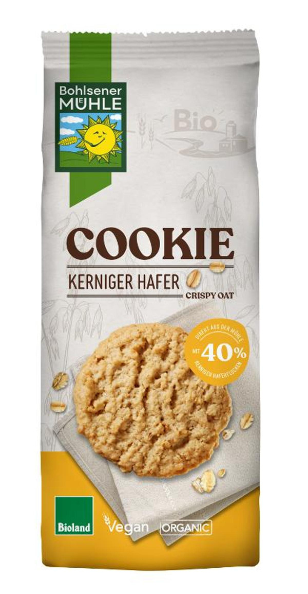 Produktfoto zu Bohlsener Mühle - Cookie kerniger Hafer - 175g