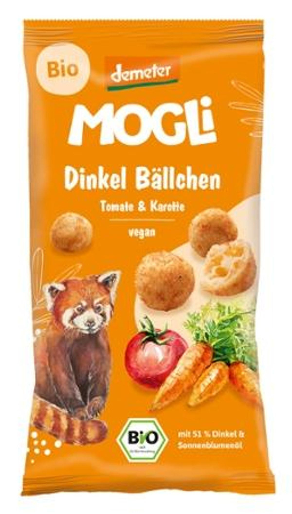 Produktfoto zu Mogli - Dinkel Bällchen Tomate Kartotte - 40g
