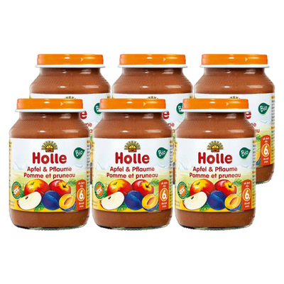 Produktfoto zu Holle - Apfel Pflaume - 6 x 190g