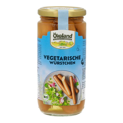 Produktfoto zu Ökoland - Vegetarische Würstchen im Glas - 5 Stück