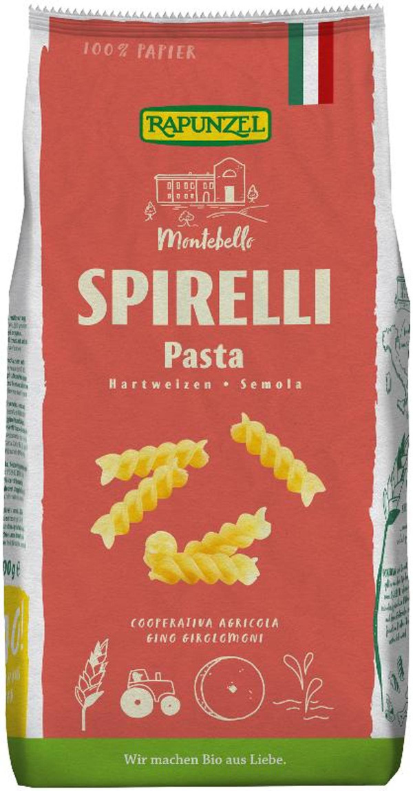 Produktfoto zu Rapunzel - Spirelli - 500g