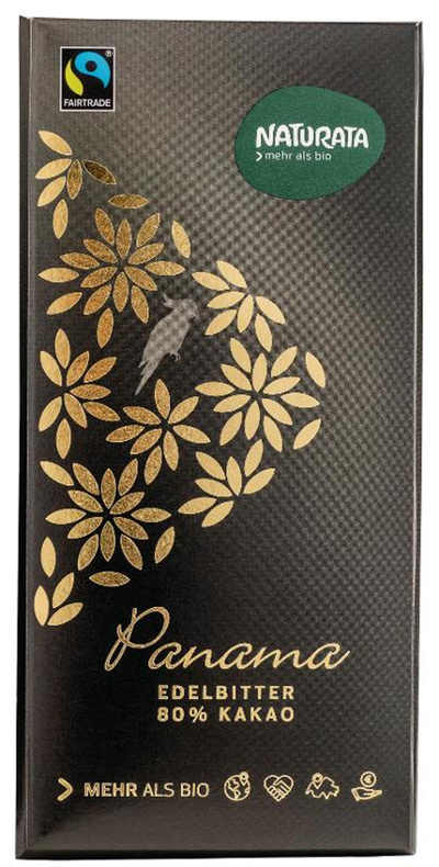Produktfoto zu Naturata Feinbitter Panama 80% - 100g