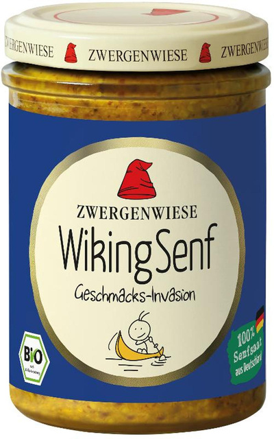 Produktfoto zu Zwergenwiese - Wiking Senf - 160ml