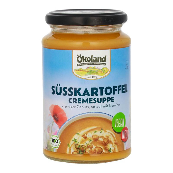 Produktfoto zu Ökoland - Süßkartoffel Cremesuppe, vegan - 380ml