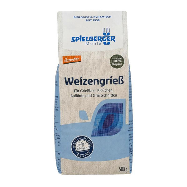 Produktfoto zu Spielberger - Weizengrieß - 500g