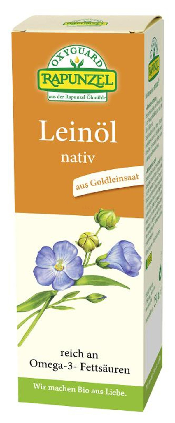 Produktfoto zu Rapunzel - Leinöl nativ - 250ml