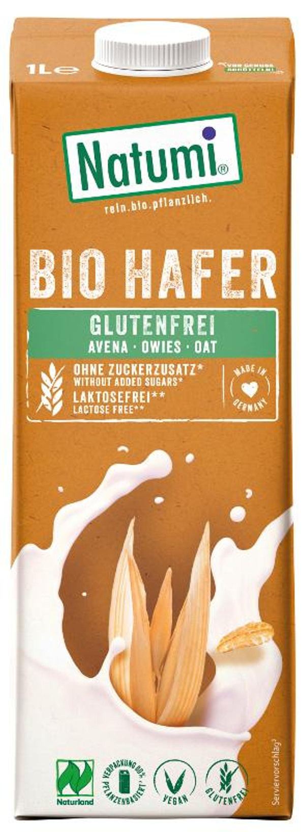 Produktfoto zu Natumi - Haferdrink Glutenfrei - 1l